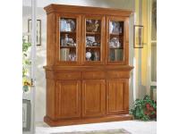 Foto credenza in legno per arredamenti in stile classico arte povera con 3 ante