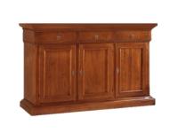 Foto credenza in legno per arredamenti in stile classico con 3 ante 3 cassetti