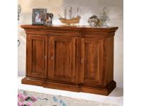 Foto credenza per arredamenti in stile classico in legno 3 porte