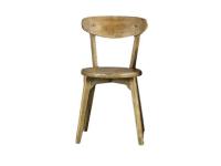 Foto sedia in legno vecchio di olmo