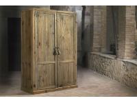 Foto armadio in legno di pino vecchio 2 ante 4 ripiani per arredamenti alberghi hotel agritruismo stile rustico