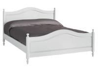 Foto letto matrimoniale laccato bianco