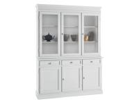 Foto credenza completa laccata bianca 6 ante e 3 cassetti