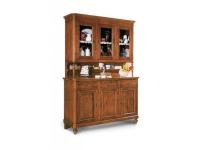 Foto credenza completa lucida 6 ante 3 cassetti