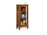 Foto vetrinetta lucida 1 porta 2 ripiani