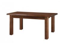 Foto tavolo allungabile liscio lucidato noce