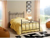 Foto giroletto a una piazza e mezza in ferro battuto