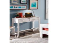 Foto scrittoio con 2 cassetti in legno massello di abete per arredi moderni