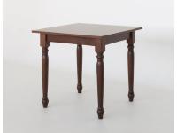 Foto tavoli agrigento con gambe tornite e piano laminato per arredo bar ristorante pizzeria stile classico rustico