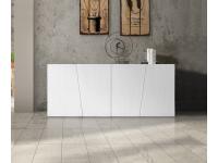 Foto base 4 ante stile moderno provenzale in abete bianco spazzolato