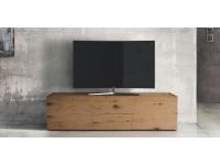 Foto porta tv rovere nodato spazzolato