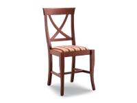Foto sedia verona pub bar trattoria in legno di faggio con schienale a croce shabby chic