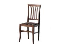 Foto sedie roma classiche in legno di faggio massello seduta imbottita per hotel ristorante bar