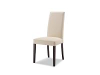 Foto sedie in legno moderne eleganti rivestite ecopelle arredo ristorante alberghi bar