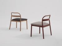 Foto sedie la spezia in legno massello impilabili design moderno arredo hotel albergo