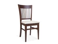 Foto sedie aprilia in legno con seduta ecopelle per ristorante bar pizzeria stile classico moderno