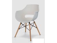 Foto sedie acerra bar ristorante con struttura in legno e scocca in polipropilene