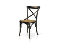 Foto sedie brindisi croce nero invecchiato per bar pizzerie ristorante shabby provenzale