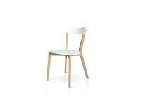 Foto sedia parma in legno bicolore per ristorante bar pizzeria stile moderno