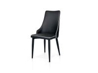 Foto sedie massa moderne metallo rivestite ecopelle per arredo bar ristorante pizzeria