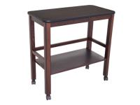 Foto carrello gheridon porta vivande in color wengè per bar ristorante pizzeria