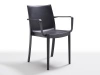 Foto poltrone montesilvano in polipropilene e fibra di vetro per arredo interno ed esterno giardino bar ristorante pizzerie dehor