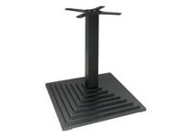 Foto basi per tavoli ristorante bar pub - ghisa nera con base piramide a gradini
