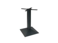 Foto base per tavolo pizzeria bar - ghisa nera con base piramide a gradini