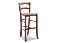 Foto sgabelli in legno per arredamento contract bar ristorante pub birreria seduta paglia stile rustico country