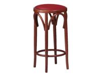 Foto sgabelli in legno per arredamento bar ristorante caffetteria in stile toneth viennese con seduta imbottita