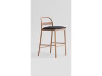 Foto sgabelli in legno con un design moderno stile moderno per arredo hotel bar ristorante