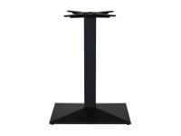 Foto basi per tavolo pub bar ristorante - ghisa nera con base piramide liscia