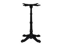 Foto basi tavoli per arredamento bar ristorante - ghisa nera con quattro piedi bistrot