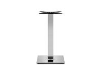 Foto basamenti per tavoli - in acciaio inox con base piatta quadrata