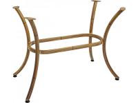 Foto base per tavolo- in alluminio bar ristorante gambe curve color bambù