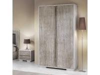 Foto armadio in legno 2 ante bicolore per arredamenti in stile moderno contemporaneo