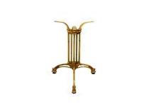 Foto base per tavolo - in acciaio 3 gambe color bambù