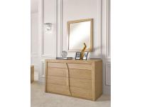 Foto comò in legno 4 cassetti