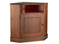 Foto porta tv ad angolo stile rustico in legno di pino massello