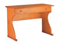 Foto scrittoio in legno di pino per arredi alberghi hotel abitazioni con gambe sagomate e cassetto