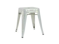 Foto sgabello basso in lamiera galvanizzata stile industrial