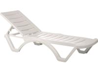 Foto lettini prendisole in plastica polipropilene per arredo terrazze piscine hotel alberghi campeggi