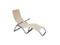 Foto poltrona in ferro color grigio antracite per mare piscine terrazze color tortora o ecrù