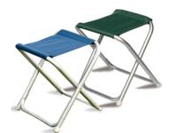 Foto sgabello pieghevole in alluminio con seduta poliestere