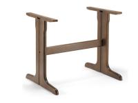 Foto base tavolo in legno di faggio per arredo ristorante bar pizzeria osteria pub stile rustico country