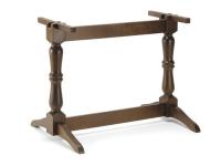 Foto basamenti tavoli in legno per arredamento ristorante bar a doppia colonna tornita stile shabby country