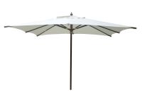 Foto ombrellone rettangolare 3×2 mt. in legno per arredamento esterno ristorante bar piscina