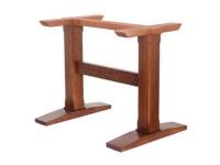 Foto base tavolo arredo pub birreria trattorie a doppia colonna quadra stile rustico country