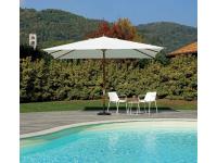 Foto ombrellone rettangolare 3x4 per arredo contract bar ristorante