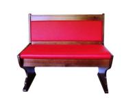 Foto panche in stile shabby chic coutry rustico arredo pub birreria da 116cm imbottita ecopelle